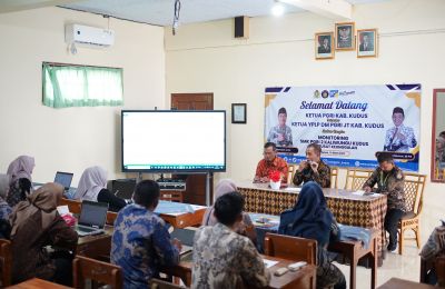 Monitoring Ketua PGRI Kab. Kudus dan Ketua YPLP DM PGRI JT Kab. Kudus